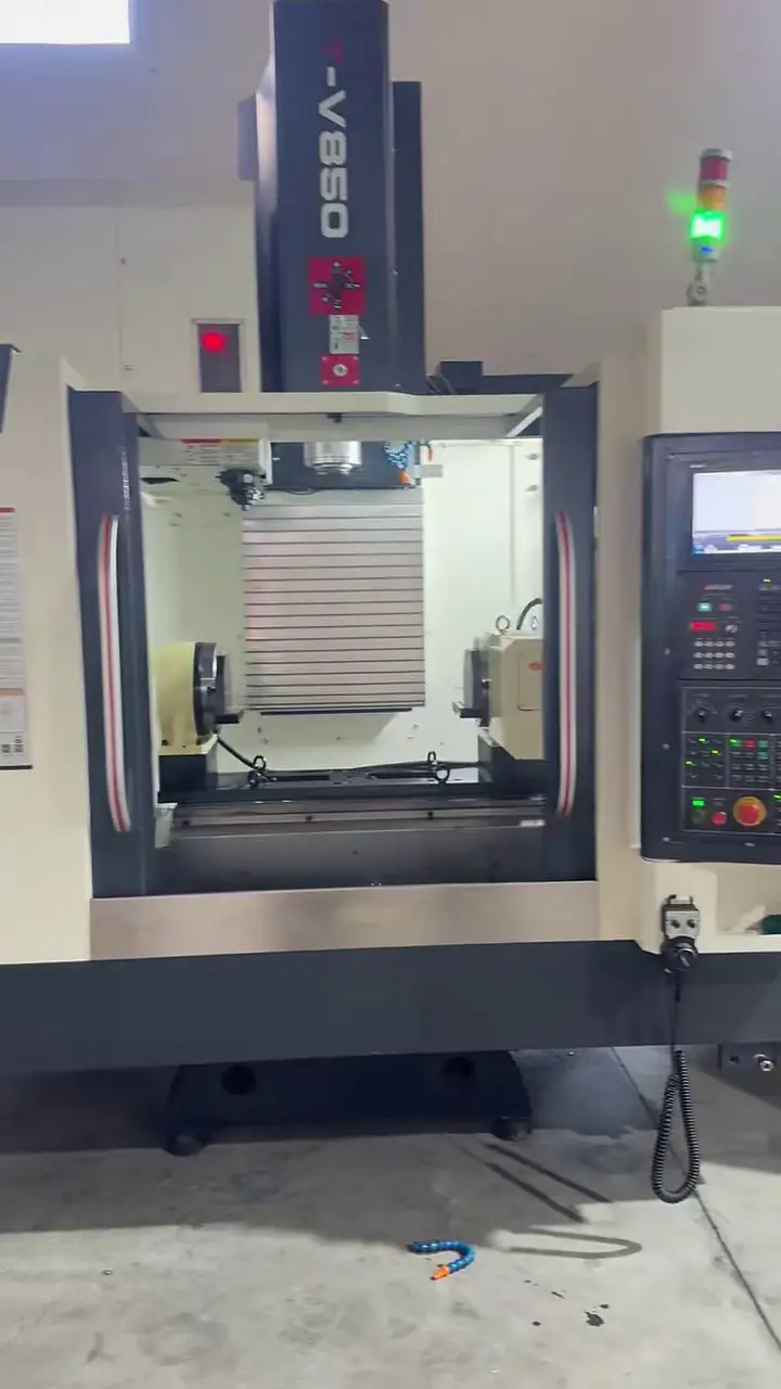 Used Taikan T-V 850 Vertical Machining Center with Mitsubishi M 80 Control photo 1